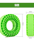 Silicone Rubber Insert For 118-122mm 4.75 Inch Outer Diameter RC Crawler Tires Green Large, Waterproof And Temperature Resistant