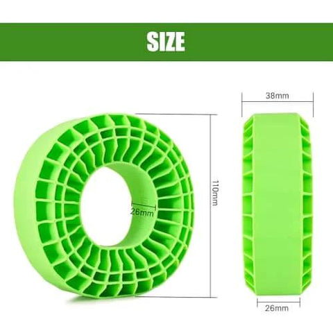 Silicone Rubber Insert For 118-122mm 4.75 Inch Outer Diameter RC Crawler Tires Green Large, Waterproof And Temperature Resistant