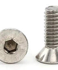 Flat Socket Head Cap Screw In 18-8 Stainless Steel, 1/2-13 Thread, 6 Inch Length, Hex Socket Drive Allen Bolt, Qty 250