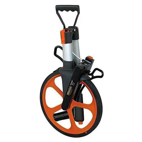 Pro Grade 12.5 Inch Heavy Duty Measuring Wheel With Pistol Grip And Trigger Brake Built Like A Tank For Rough Terrain Surveying And Long Distance Pacing Contractor Toolkits Included Kickstand