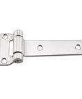 Two Pack 304 Stainless Steel T Shape Hatch Cover Hinges Five Point Three Inches Long For Containers Trucks Caravans Marine Hardware