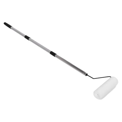 Nine inch paint roller set with telescoping handle designed for smooth wall and ceiling work.