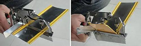Handheld Portable Metal Letter Bender And Shaping Pliers For Aluminum Iron And Stainless Steel Up To 0.6mm Thick Width 3.9 Inch