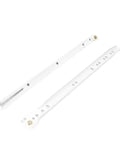 Heavy Duty Drawer Slide With Wheels For Cabinet Drawers Metal Sides Roller Bearing Track Smooth Sliding Kitchen Hardware 30mm Width Durable One Piece Drawer Slider For Easy Install
