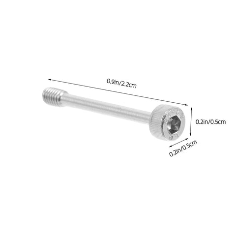 Built Damn Tough Stainless Steel Hex Socket Bolts And Nuts Set With Self Locking Anti Vibration Threads, Precision Flat Head Screw, 0.9in length