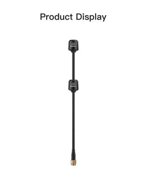 5.8G Dual Image Transmission Antenna RHCP SMA 3.8 dBi 170mm for GEPRC Aerial RC Long Range Freestyle Quadcopter Drones 2 Pack Ultra Low VSWR