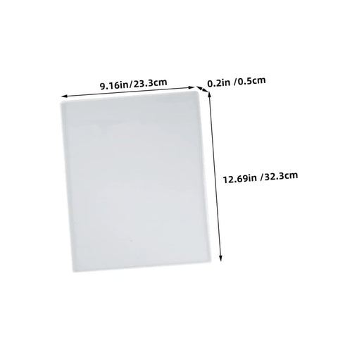 Top Shelf 2Pc Silicone Craft Resin Mats For DIY Epoxy Casting Projects And Custom Home Table Decor Or Writing Board Creations With Durable Non Stick Surface