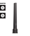 Dual-Fit Crevice Tool For Wet Dry Vacuums Reaches Tight Corners And Car Interior, fits 1-1/4 and 1-7/8 inch hoses shown