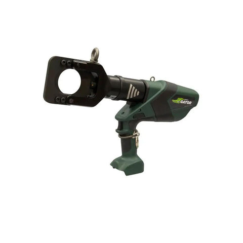 Heavy Duty Gator Remote Cable Cutter Bare Tool With Wireless Remote showing hardened steel blade for 2.55 inch soft metal cables.