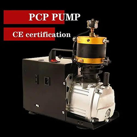 Hella Tough Electric Submersible Pump High Pressure Air Inflator And Liquid Transfer System 4500 Psi 220V ready for easy operation.