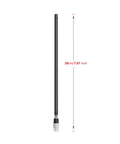 75MHz To 1GHz Telescopic Rod Antenna With SMA Male Connector For HackRF One And Yard Stick One, 20cm length, black color