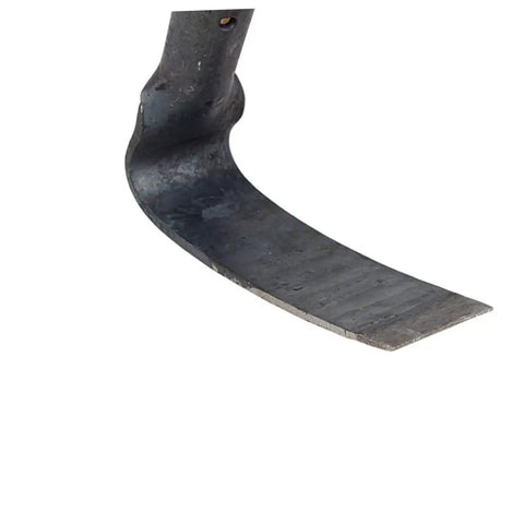 Heavy Duty Pro Grade Metal Garden Hoe Set For Weeding And Planting Lightweight Steel Hand Hoe blade detail against white background