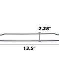 Thick EVA Foam Third Brake Light Seal Gasket For Chevy Silverado And GMC Sierra 1500 2500 3500 1999-2006 And 2007 Classic dimensions
