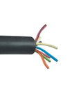 14 By 8 SOOW Portable Cable 600V Black Eight Conductor Power Cable For Construction And Industrial Use 200 Ft Length Built Tough And Ready For Rough Work On The Job Site., black 8-conductor cable end