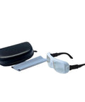 Heavy Duty Infrared Laser Safety Goggles Built Straight For Holmium And Thulium Systems From 1900 To 3000Nm with case and cleaning cloth.