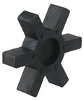L190 Spider Insert For L-Jaw Coupling, Flexible Urethane Jaw Insert For Industrial Drives, Conveyors, Pumps, And Rotating Equipment, 113mm Diameter And 22mm Thick, Set Of 4 black urethane spider insert