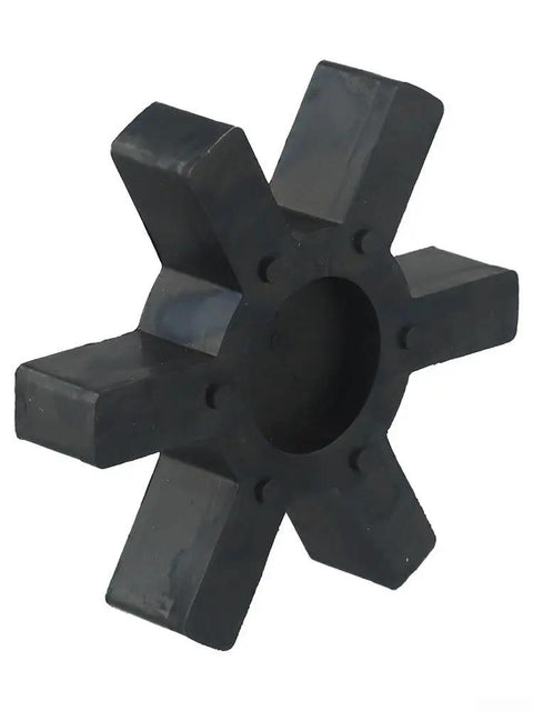 L190 Spider Insert For L-Jaw Coupling, Flexible Urethane Jaw Insert For Industrial Drives, Conveyors, Pumps, And Rotating Equipment, 113mm Diameter And 22mm Thick, Set Of 4 black urethane spider insert