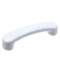 White Glossy Ceramic Cabinet Pulls Arch Shaped 4 Pack Dresser Knobs With 3.03 Inch Hole Centers Ideal Kitchen And Bedroom Cabinet Handle