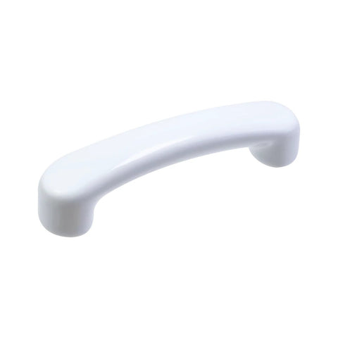 White Glossy Ceramic Cabinet Pulls Arch Shaped 4 Pack Dresser Knobs With 3.03 Inch Hole Centers Ideal Kitchen And Bedroom Cabinet Handle