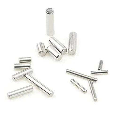225 Pcs M2 M3 M4 Stainless Steel Dowel Pins Assortment Kit, 304 Stainless, 15 Sizes, Round Straight Pins, Durable and Corrosion Resistant