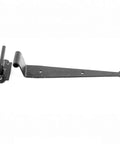 Heavy Duty Black Offset Strap Lift Off Pintle Hinges Tough As Nails 11 Inch By Two And Five Eighths Inch Wrought Iron Pin Hinges
