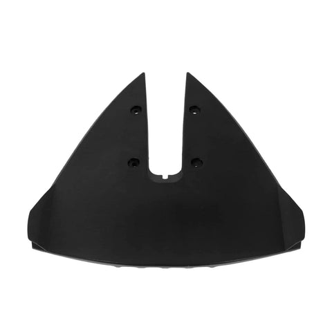 Top view of an Outboard Hydrofoil Stabilizer for Boats, ABS Marine Fin Stabilizer for Outboard Engines, Pro Fin, black design.