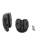 Heavy Duty Gravity Ball For Pull Down Faucets Universal Sprayer Hose Weight, two halves with screws, black plastic-wrapped iron
