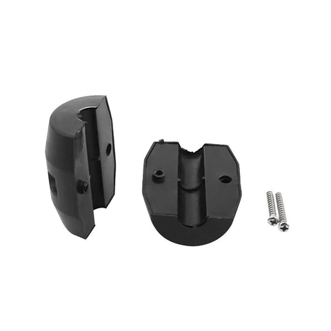 Heavy Duty Gravity Ball For Pull Down Faucets Universal Sprayer Hose Weight, two halves with screws, black plastic-wrapped iron