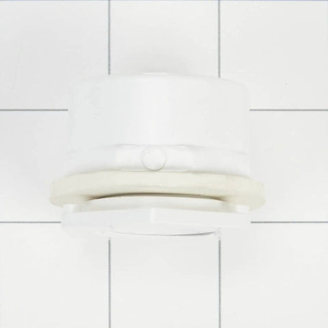 Top view of Genuine OEM Washer Tray Replacement Replaces 1201080 AH1487162 EA1487162 PS1487162 W10833075 white heavy duty tray