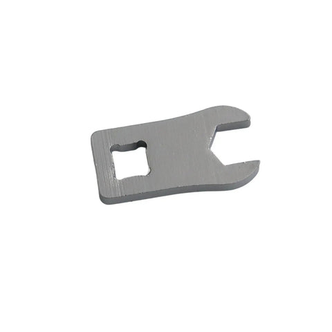 Dead Nuts Accurate 8mm Open Torque Wrench For Bicycle Brake Handle Tightening Manual Tubing Adjustment Tool angled view in grey metal.