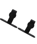 Black components from Full Extension Drawer Slides Hardware Kit With Quiet Glide For Cabinets And Cupboards Heavy Duty Load Bearing Tracks For Barn Doors