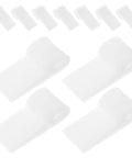 Heavy Duty Sofa Spring Clip Buckles For Oval Sectional Cushions U Shaped Upholstery Clips in white, 50 pack