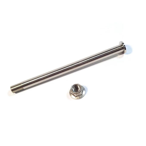 Beefy Steel Rear Axle With Nut Replacement For Sur Ron Light Bee X S Segway X160 X260, Heavy Duty Direct Fit Bolt On Upgrade