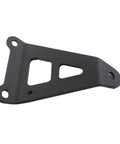Heavy Duty Aluminum Exhaust Hanger Bracket Kit That Slays For 300 250 And K300 Motorcycles From 2013 To 2017 Perfect Direct Fit Upgrade To Crush Your Ride. Black aluminum exhaust hanger bracket, side view