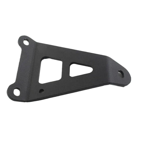 Heavy Duty Aluminum Exhaust Hanger Bracket Kit That Slays For 300 250 And K300 Motorcycles From 2013 To 2017 Perfect Direct Fit Upgrade To Crush Your Ride. Black aluminum exhaust hanger bracket, side view