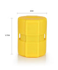 Yellow Magnetic Fuel Saver XP-2 Vehicle Economizer for Cars, Trucks, and Motorcycles, cylindrical design, 3cm by 3.7cm
