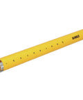 Side view of DEWALT 1-1/2in x 14in diamond core bit; yellow body with segmented head and visible logo.