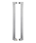 Heavy Duty 304 Stainless Steel Push Pull Door Handle Set For Barn Doors And Glass Doors 1 Pair Commercial Grade Standoffs Double Sided Easy To Install Tough As Nails Industrial Hardware