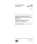 ISO 10303-515:2000 Industrial Automation Systems Integration Standard document cover, outlining product data representation exchange, 38 pages.