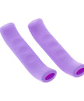 Silicone Bicycle Brake Grip Cover Anti Slip Waterproof Shield for Mountain Bikes and Scooters, purple pair shown