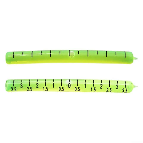 Pro Grade Glass Bubble Tube Level With 180 Degree Precision Vial Curved Green Glass For Measuring And Layout Tools 67 mm With Scale Precise 71 mm