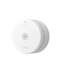 Ultra Slim Smoke Detector With Dead Simple Setup And Ul Certified Safety That Crushes False Alarms To Keep Your House Safe And Secure Without Any Hassles Or Headaches, 70 mm disc in white.