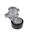 Top Tier Drive Belt Tensioner Pulley Kit 11955Ja10a Replaces Your Old One For Quick Fix And Smooth Run On Any Car Or Truck That Needs A Solid Replacement Part Fast. silver metal drive belt tensioner pulley with black roller