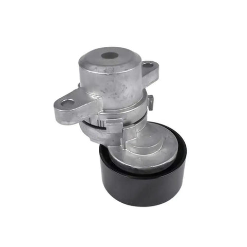Top Tier Drive Belt Tensioner Pulley Kit 11955Ja10a Replaces Your Old One For Quick Fix And Smooth Run On Any Car Or Truck That Needs A Solid Replacement Part Fast. silver metal drive belt tensioner pulley with black roller