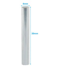 12 Pack 4mm By 30mm Dowel Pins Stainless Steel Shelf Support Pegs Built To Last Tough As Nails Metal Fasteners For Shelves And Furniture Fixing Easy Install Peg Hardware For Home Projects. Stainless steel dowel pin showing 4mm diameter and 30mm length.