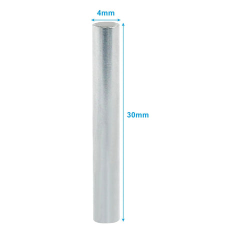 12 Pack 4mm By 30mm Dowel Pins Stainless Steel Shelf Support Pegs Built To Last Tough As Nails Metal Fasteners For Shelves And Furniture Fixing Easy Install Peg Hardware For Home Projects. Stainless steel dowel pin showing 4mm diameter and 30mm length.