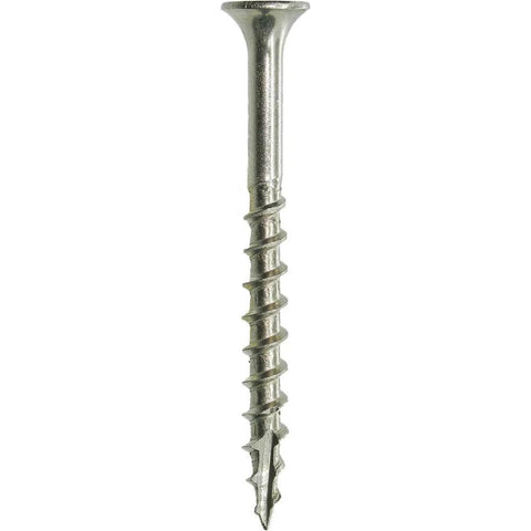 PrimeGuard Max No 8 x 2 Inch Deck Screws In 316 Stainless Steel With Torx T20 Star Drive Coastal Grade For Cedar And Hardwood