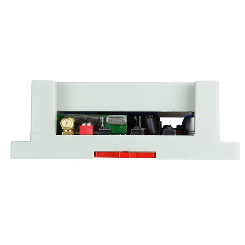 Side view of Wireless 2 Channel 30A Relay Remote Control Switch for 12V 24V 36V Motors With Forward And Reverse, white casing