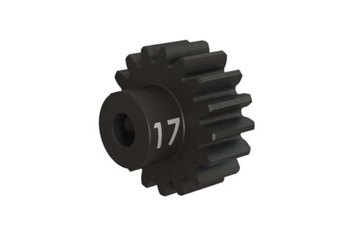 Heavy Duty 17 Tooth Hardened Steel Pinion Gear For 3mm Shafts With Set Screw 32 Pitch Built Tough For One Tenth Scale RC Drivetrains