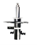 Heavy Duty Front Right Shock Absorber Lr114037 unit with a rust resistant black and chrome finish for rugged terrain performance.